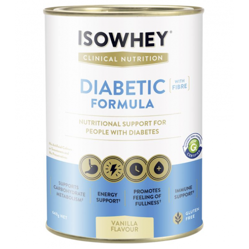 ISOWHEY 香草味 糖尿病营养粉 640g 低碳水配方