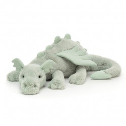 Jellycat Sage/Lavender  Dragon HUGE - H19 X W66 CM