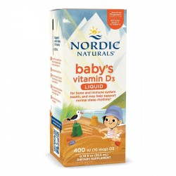 NORDIC NATURALS Baby's Vitamin D3 400 IU 22.5ml 挪威小鱼VD3滴剂 22.5ml